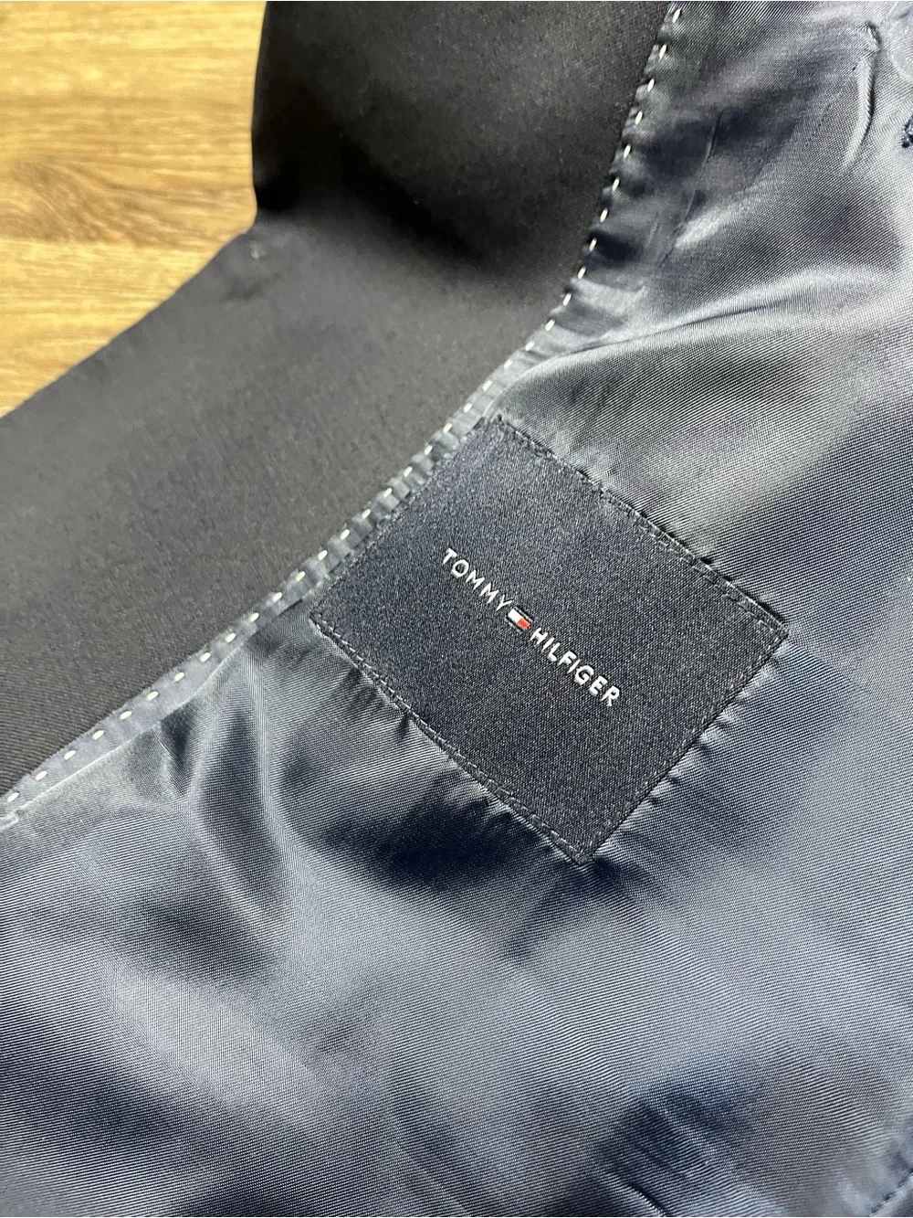 Tommy Hilfiger wool 44 R Classic Navy Men's Blazer
